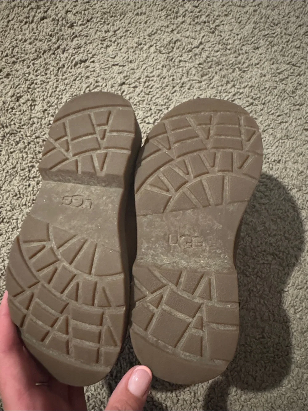 UGGS Kids Brown Lace-Up Boots